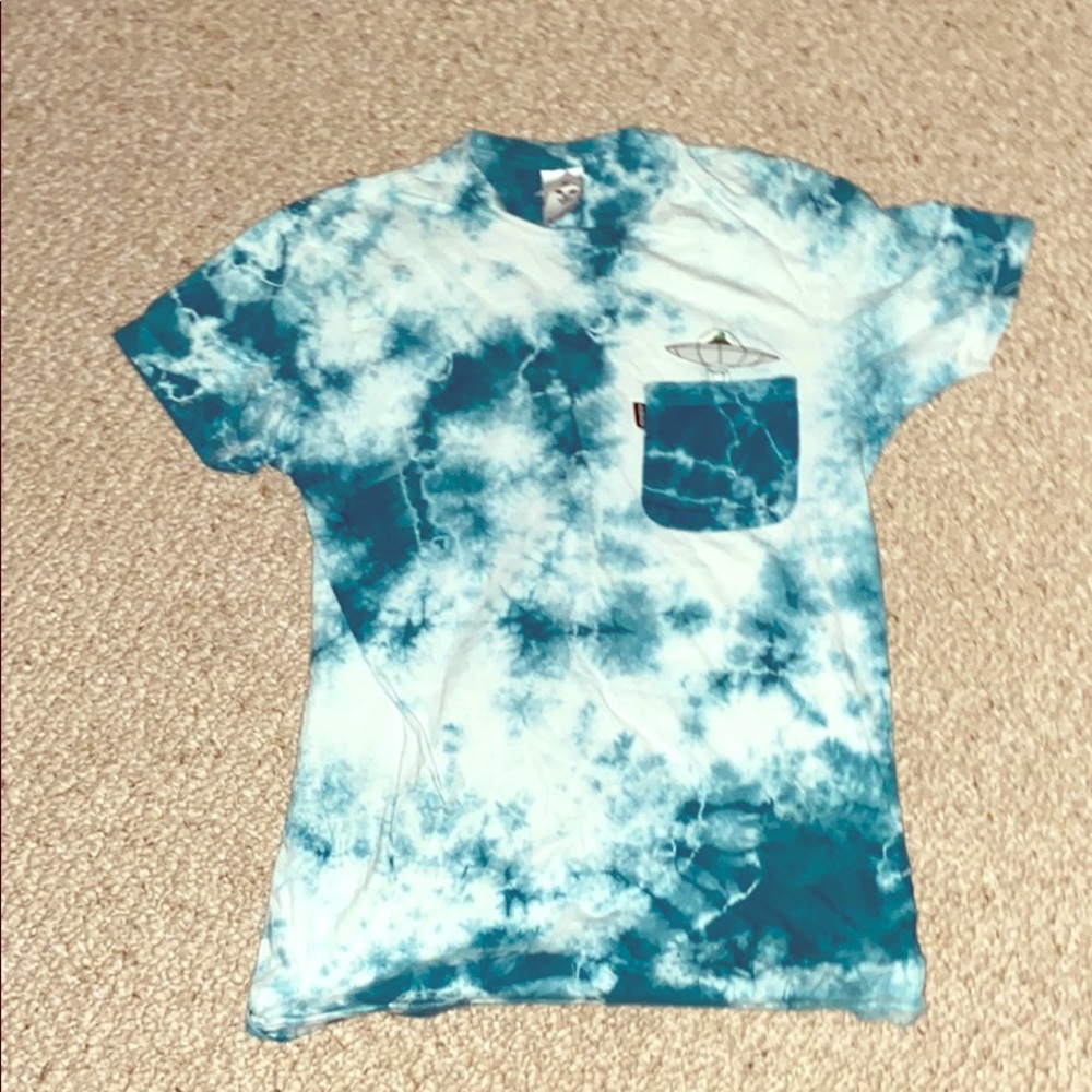 Ripndip UFO tee(Aqua Tie Dye)